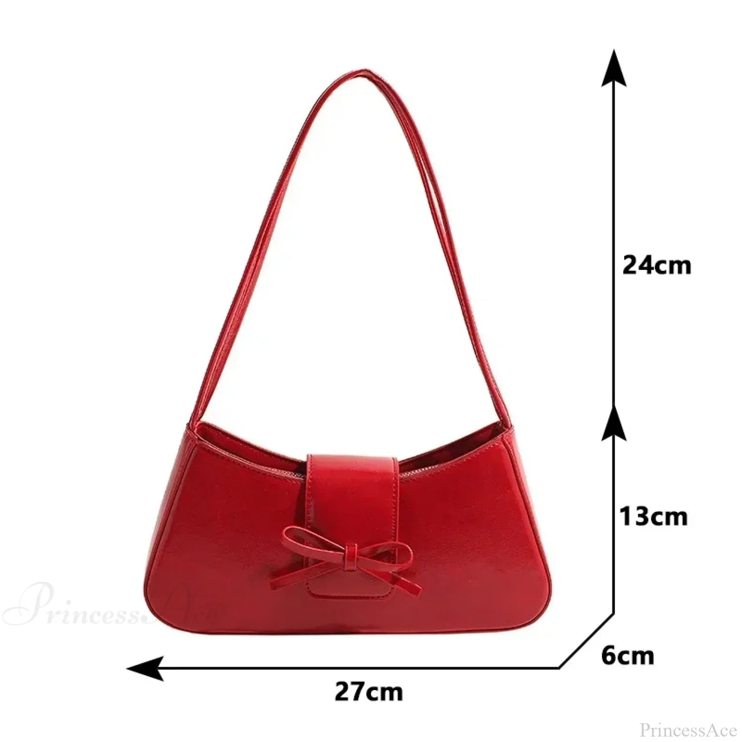 Retro Spring PU Leather Underarm Shoulder Bag shoulder-250126