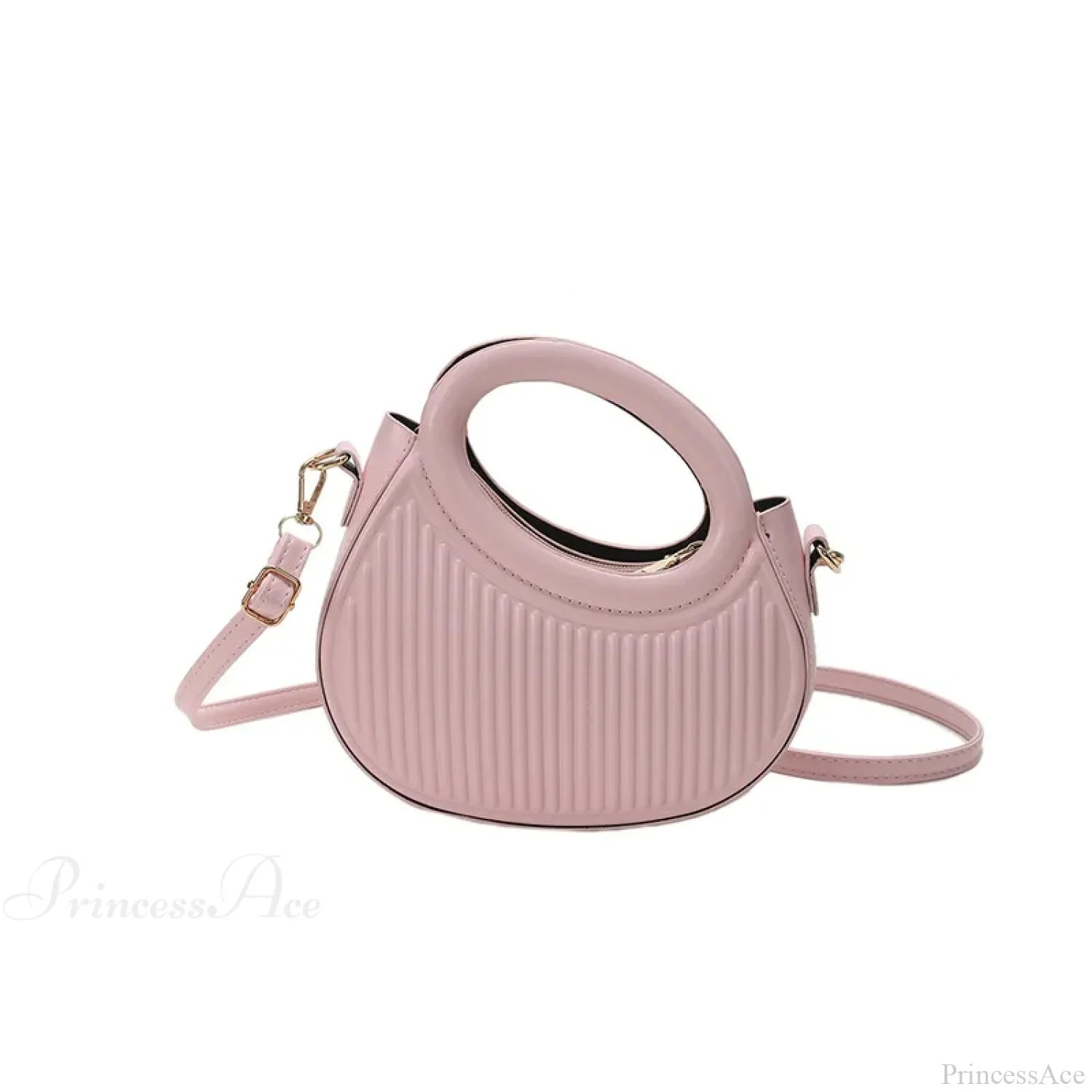 Retro Y2K Crossbody Leather Mini Phone Coin Purse Handbag Pink handbag-250126
