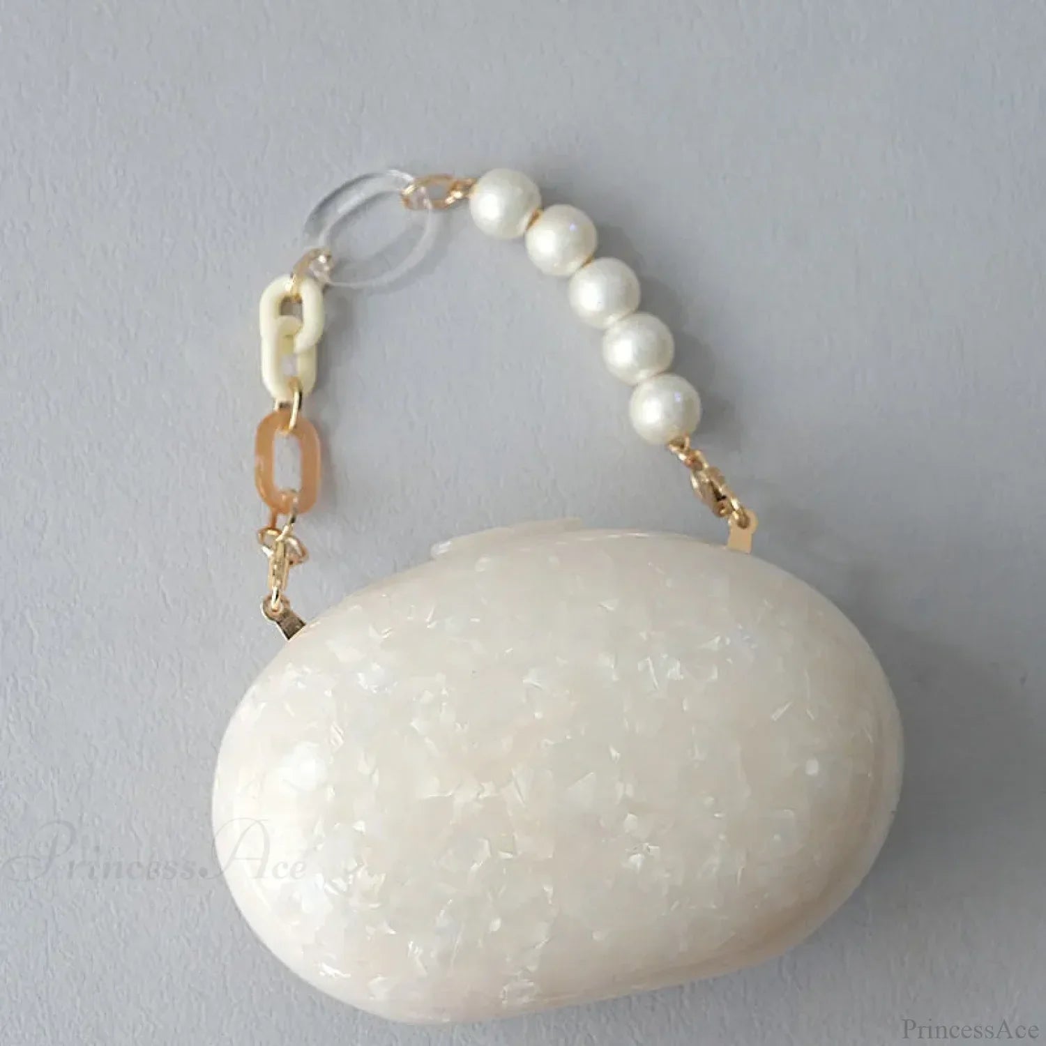 Round Acrylic Party Clutch Wristlet wristlet-250126