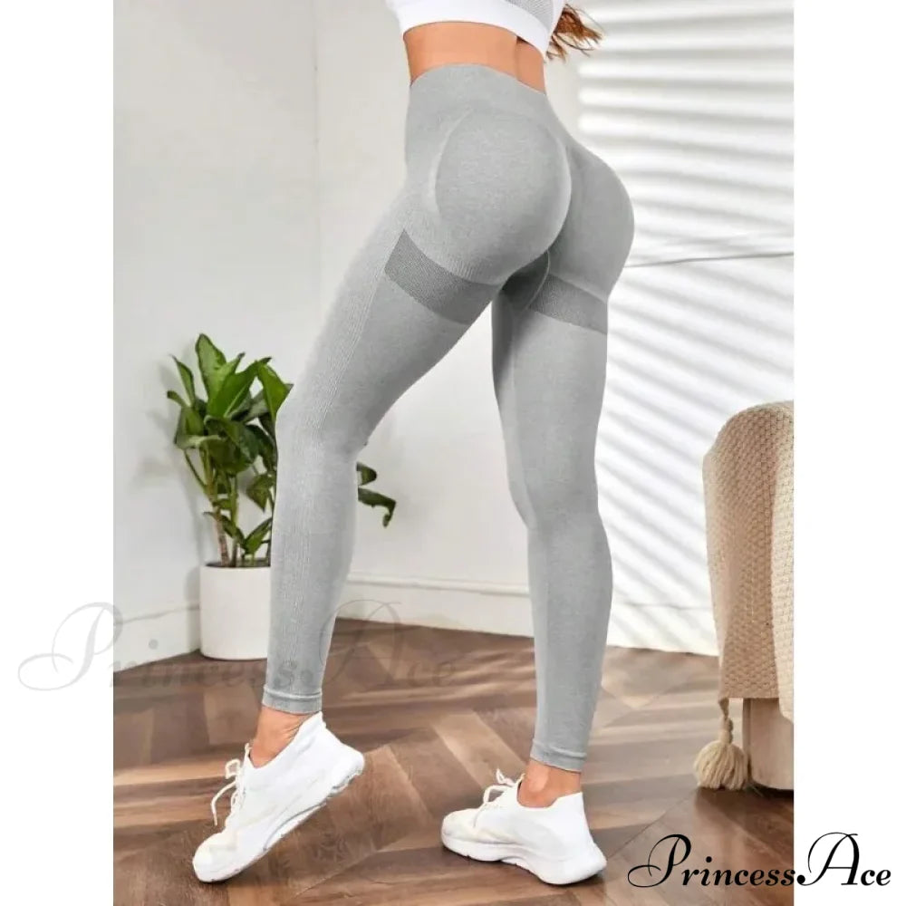 Seamless Elastic Butt Lifting Yoga Tights Legging