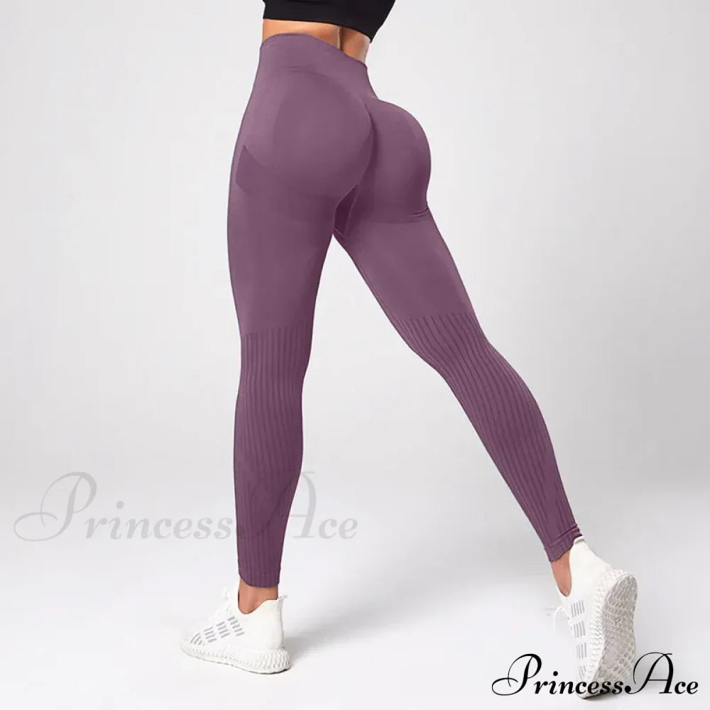 Seamless Knitted Yoga Gym Sport Legging