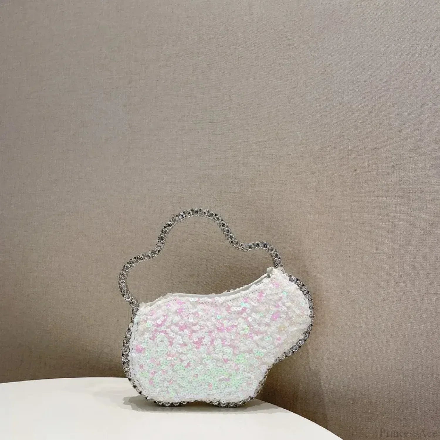 Sequin Diamond Cloud Shape Evening Wristlet color same picture6 wristlet-250126