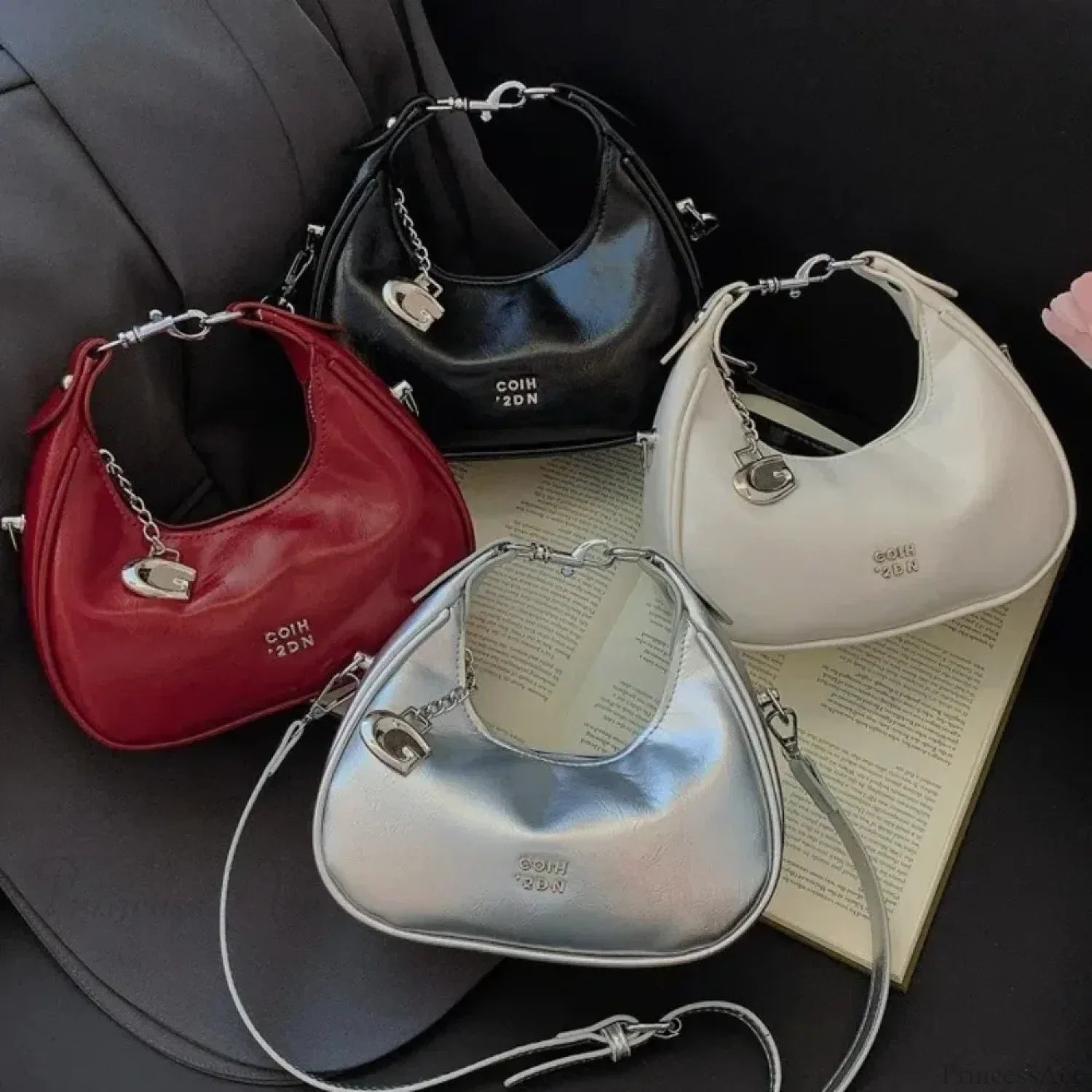 Simple Versatile Solid Color Shoulder Messenger Handbag handbag-250126