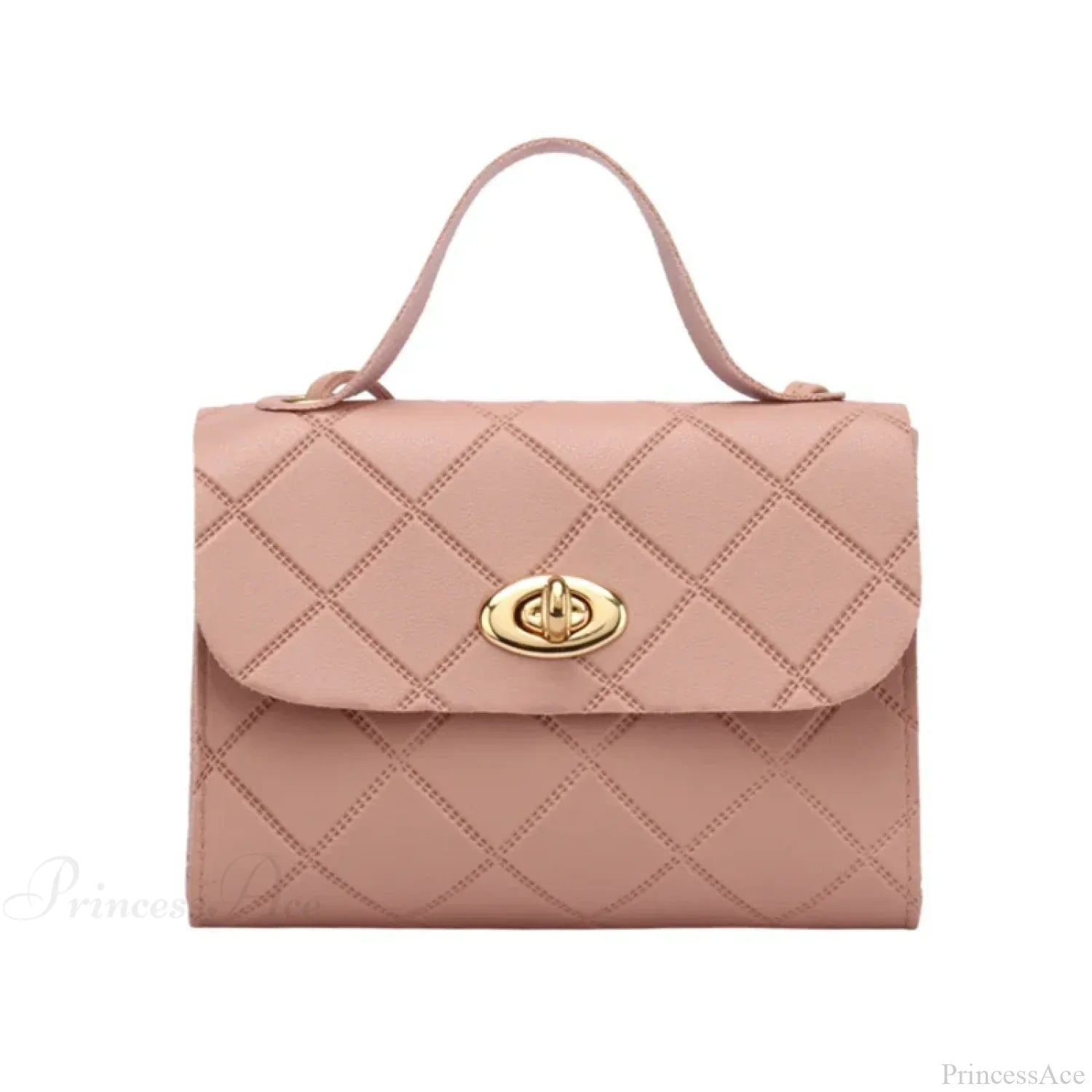 Small Trendy Messenger Female Crossbody Handbag Pink handbag-250126
