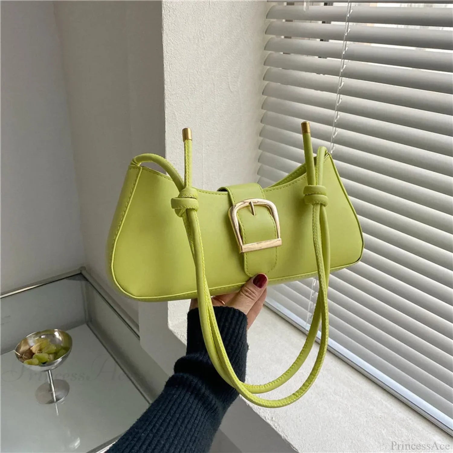 Solid Color Trendy Small Shoulder Bag shoulder-250126
