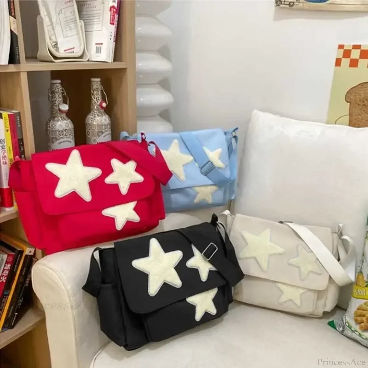 Star Pattern Y2K Casual Tote Shoulder Crossbody crossbody-250126