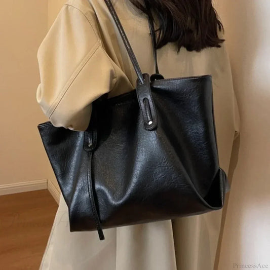 Winter Leather Tote Shoulder Bag for Women shoulder-250126